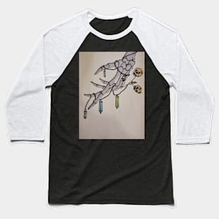 Skeleton Wedding Baseball T-Shirt